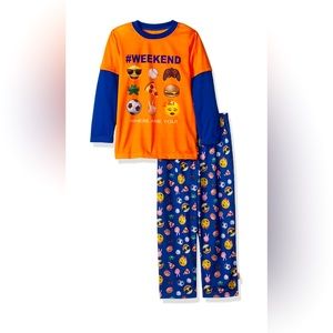 emoji Boys' 2 Piece Pajama Set Size 4T